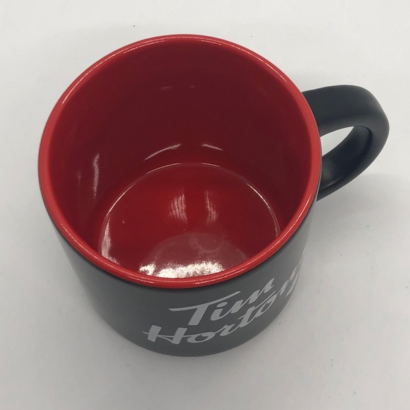 Tim Hortons Black and Red Mug - Picture 3 of 5